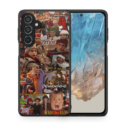 Θήκη Samsung Galaxy M35 5G Xmas Wishes από τη Smartfits με σχέδιο στο πίσω μέρος και μαύρο περίβλημα | Samsung Galaxy M35 5G Xmas Wishes case with colorful back and black bezels