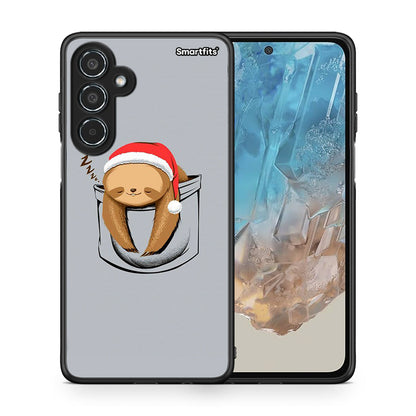 Θήκη Samsung Galaxy M35 5G Xmas Zzzz από τη Smartfits με σχέδιο στο πίσω μέρος και μαύρο περίβλημα | Samsung Galaxy M35 5G Xmas Zzzz case with colorful back and black bezels