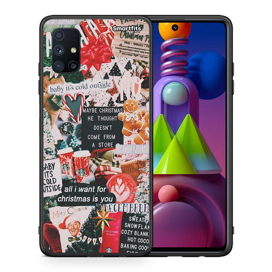 Christmas Happiness - Samsung Galaxy M51 θήκη