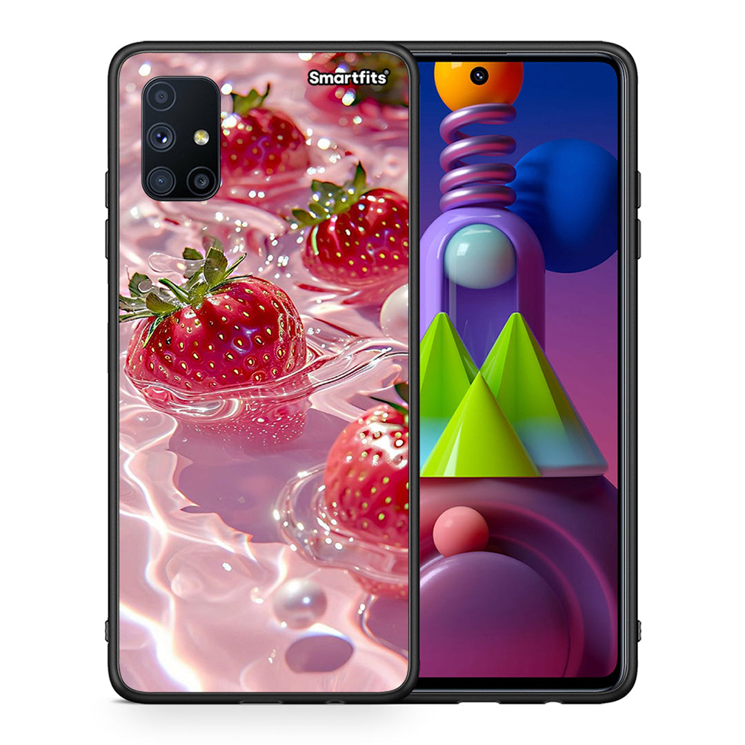 Juicy Strawberries - Samsung Galaxy M51 θήκη