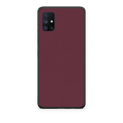 Θήκη Samsung Galaxy M51 Muted Burgundy από τη Smartfits με σχέδιο στο πίσω μέρος και μαύρο περίβλημα | Samsung Galaxy M51 Muted Burgundy case with colorful back and black bezels