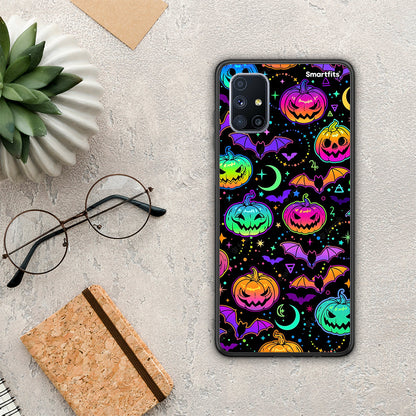 Neon Halloween - Samsung Galaxy M51 θήκη