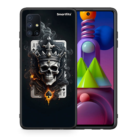 Skull King Ace - Samsung Galaxy M51 θήκη