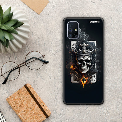 Skull King Ace - Samsung Galaxy M51 θήκη