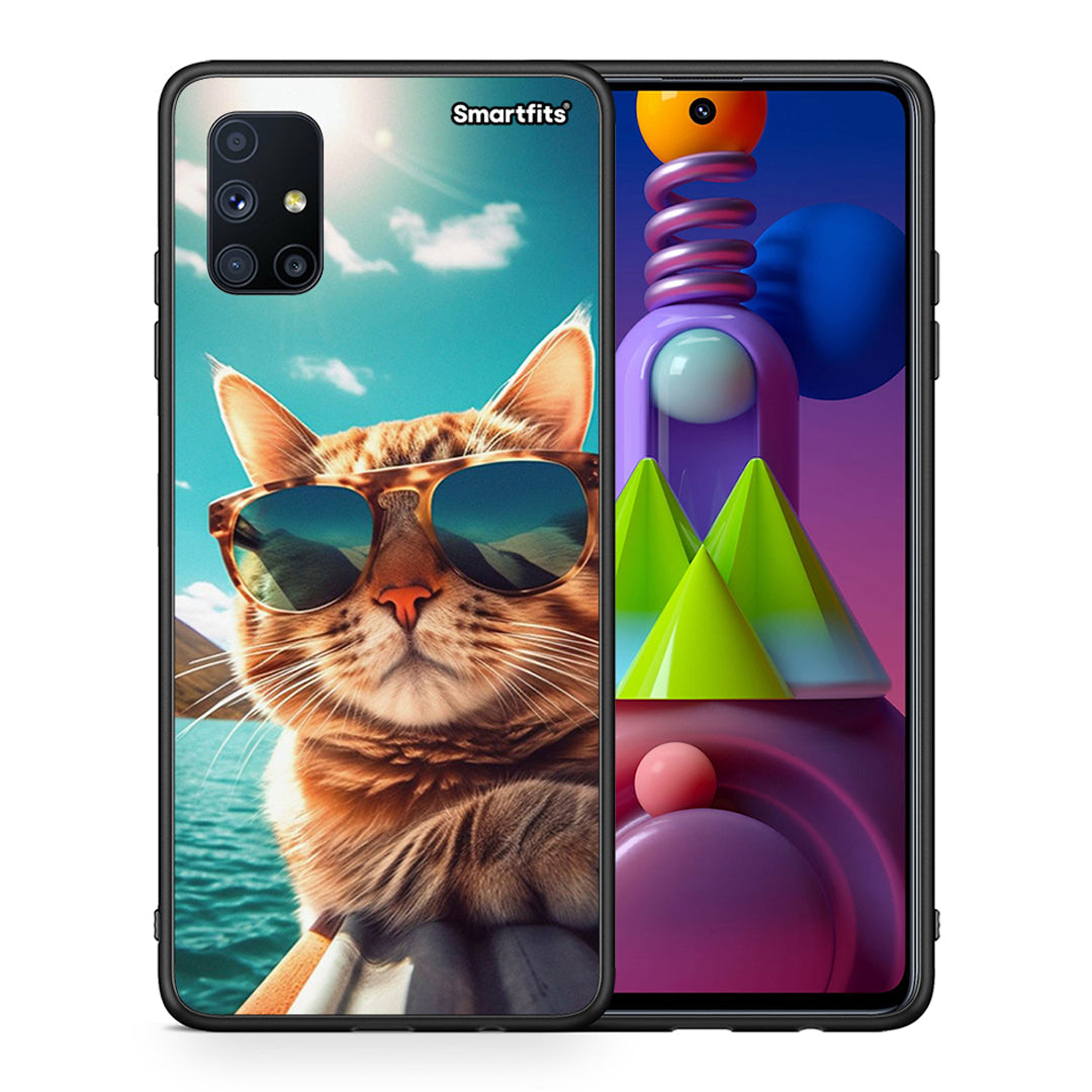 Summer Cat - Samsung Galaxy M51 θήκη