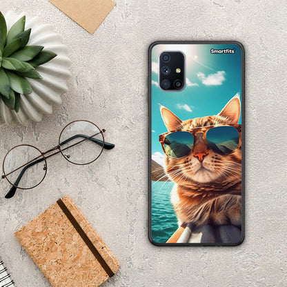 Summer Cat - Samsung Galaxy M51 θήκη