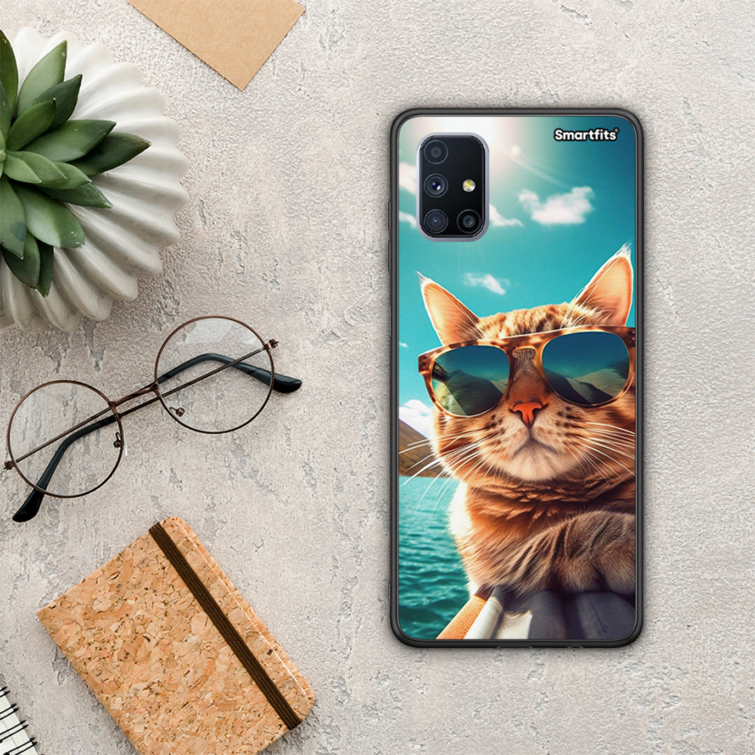 Summer Cat - Samsung Galaxy M51 θήκη