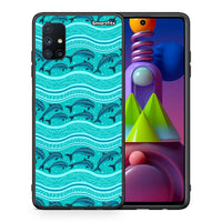 Thumbnail for Swimming Dolphins - Samsung Galaxy M51 θήκη