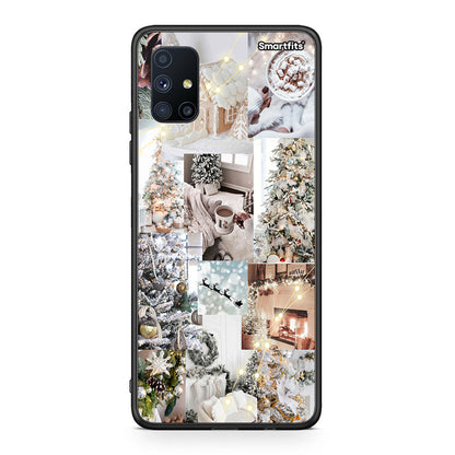 White Christmas - Samsung Galaxy M51 θήκη