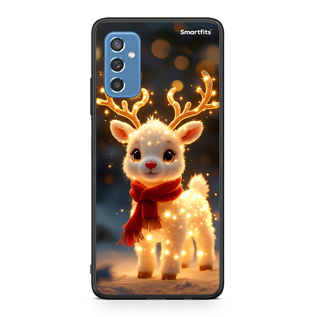 Samsung M52 5G Christmas Cutie θήκη από τη Smartfits με σχέδιο στο πίσω μέρος και μαύρο περίβλημα | Smartphone case with colorful back and black bezels by Smartfits