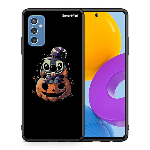 Θήκη Samsung M52 5G Halloween Stitch από τη Smartfits με σχέδιο στο πίσω μέρος και μαύρο περίβλημα | Samsung M52 5G Halloween Stitch case with colorful back and black bezels