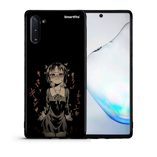 Θήκη Samsung Note 10 Anime Girl από τη Smartfits με σχέδιο στο πίσω μέρος και μαύρο περίβλημα | Samsung Note 10 Anime Girl case with colorful back and black bezels