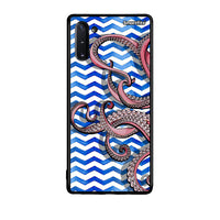 Thumbnail for Samsung Note 10 Chevron Devilfish θήκη από τη Smartfits με σχέδιο στο πίσω μέρος και μαύρο περίβλημα | Smartphone case with colorful back and black bezels by Smartfits