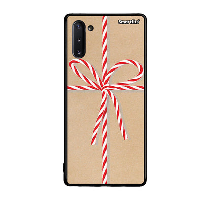 Samsung Note 10 Christmas Gift θήκη από τη Smartfits με σχέδιο στο πίσω μέρος και μαύρο περίβλημα | Smartphone case with colorful back and black bezels by Smartfits