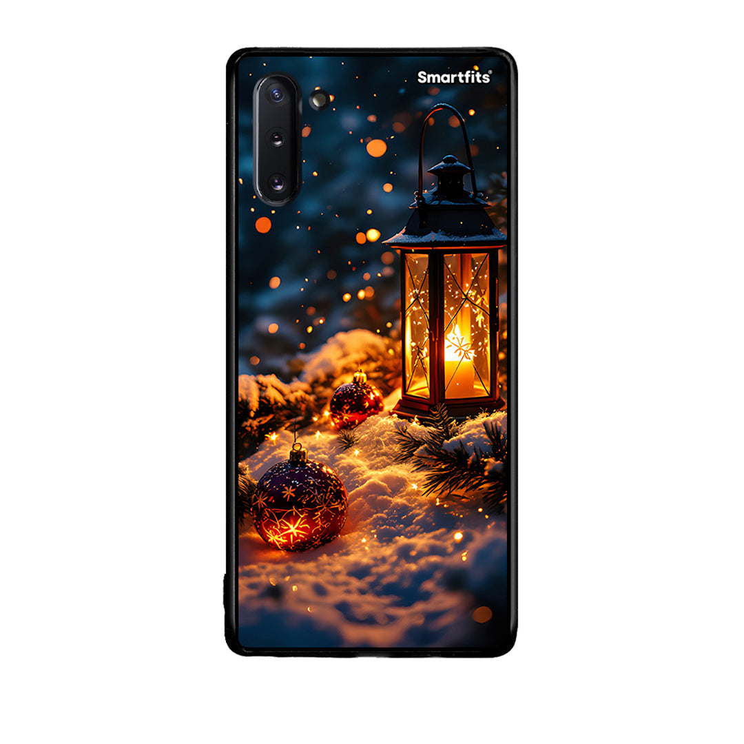 Samsung Note 10 Christmas Ornaments θήκη από τη Smartfits με σχέδιο στο πίσω μέρος και μαύρο περίβλημα | Smartphone case with colorful back and black bezels by Smartfits