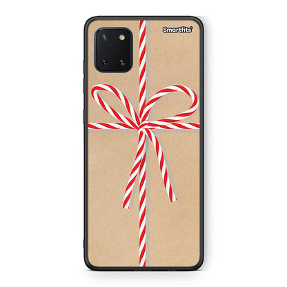 Samsung Note 10 Lite Christmas Gift θήκη από τη Smartfits με σχέδιο στο πίσω μέρος και μαύρο περίβλημα | Smartphone case with colorful back and black bezels by Smartfits