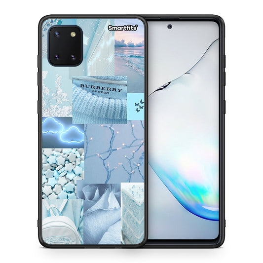 Θήκη Samsung Note 10 Lite Ciel Aesthetic Collage από τη Smartfits με σχέδιο στο πίσω μέρος και μαύρο περίβλημα | Samsung Note 10 Lite Ciel Aesthetic Collage case with colorful back and black bezels