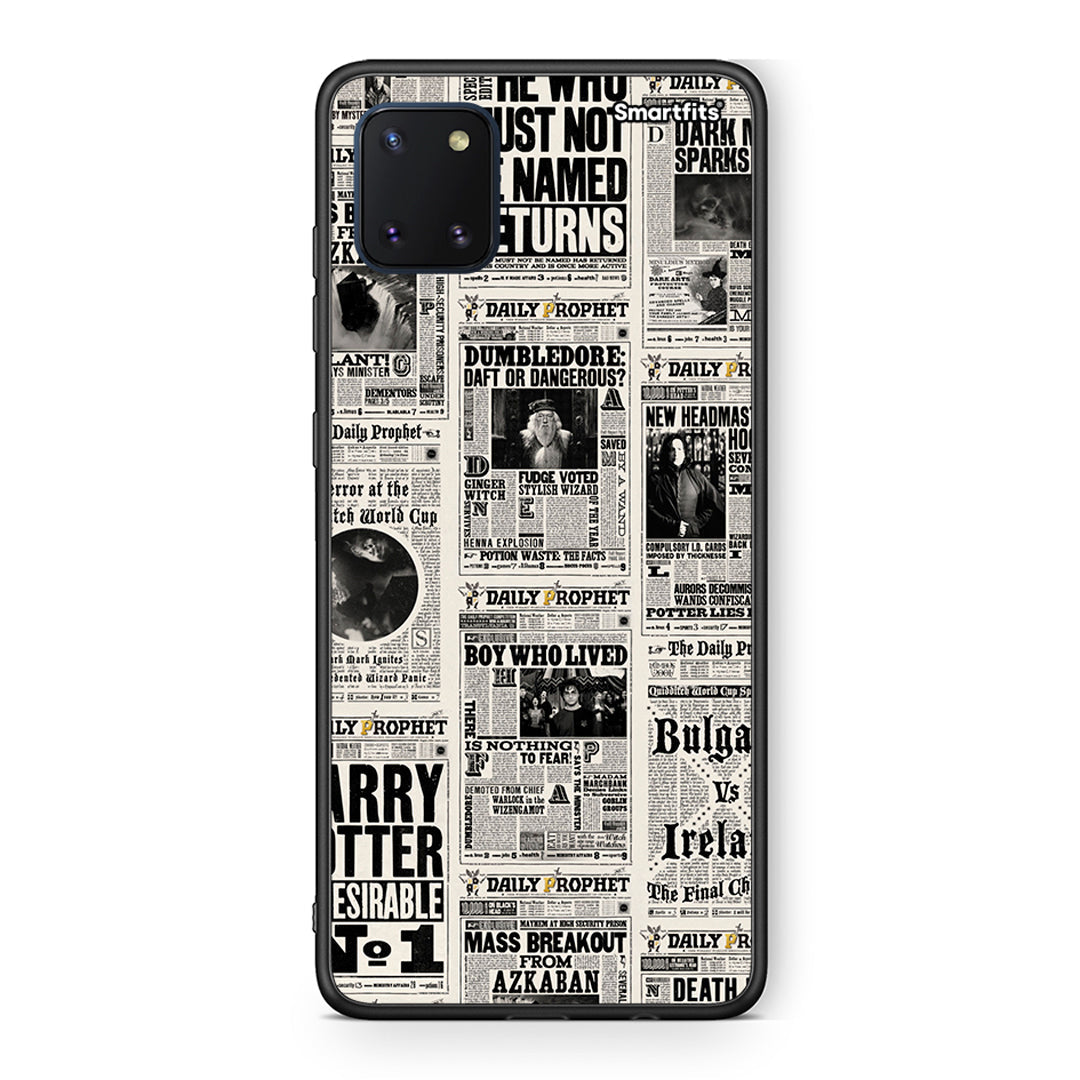 Samsung Note 10 Lite Harry Paper θήκη από τη Smartfits με σχέδιο στο πίσω μέρος και μαύρο περίβλημα | Smartphone case with colorful back and black bezels by Smartfits