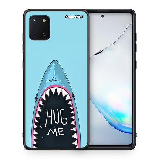 Θήκη Samsung Note 10 Lite Hug Me από τη Smartfits με σχέδιο στο πίσω μέρος και μαύρο περίβλημα | Samsung Note 10 Lite Hug Me case with colorful back and black bezels