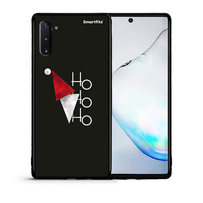 Θήκη Samsung Note 10 Minimal Christmas από τη Smartfits με σχέδιο στο πίσω μέρος και μαύρο περίβλημα | Samsung Note 10 Minimal Christmas case with colorful back and black bezels