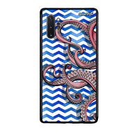 Thumbnail for Samsung Note 10+ Chevron Devilfish θήκη από τη Smartfits με σχέδιο στο πίσω μέρος και μαύρο περίβλημα | Smartphone case with colorful back and black bezels by Smartfits