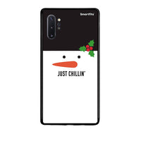 Thumbnail for Samsung Note 10+ Christmas Chillin θήκη από τη Smartfits με σχέδιο στο πίσω μέρος και μαύρο περίβλημα | Smartphone case with colorful back and black bezels by Smartfits