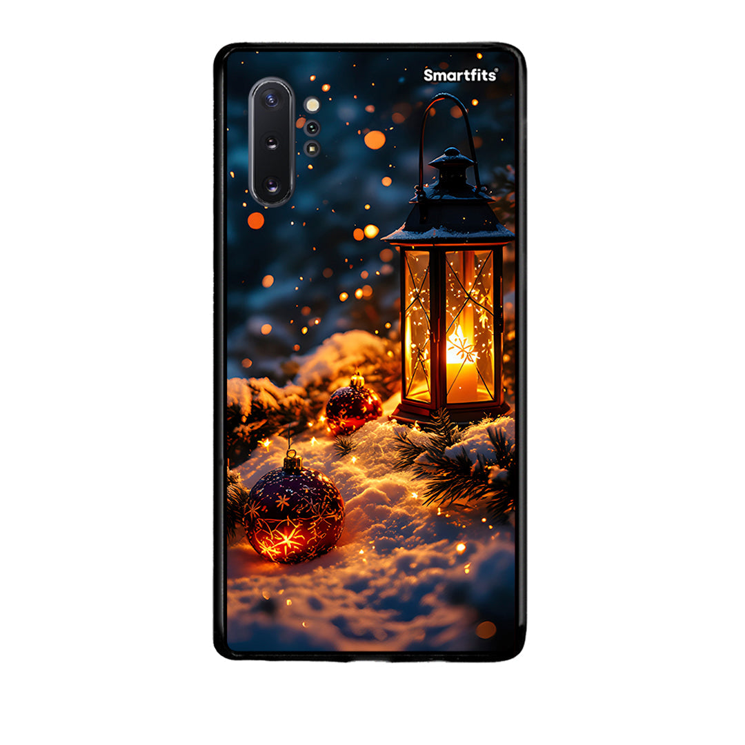 Samsung Note 10+ Christmas Ornaments θήκη από τη Smartfits με σχέδιο στο πίσω μέρος και μαύρο περίβλημα | Smartphone case with colorful back and black bezels by Smartfits