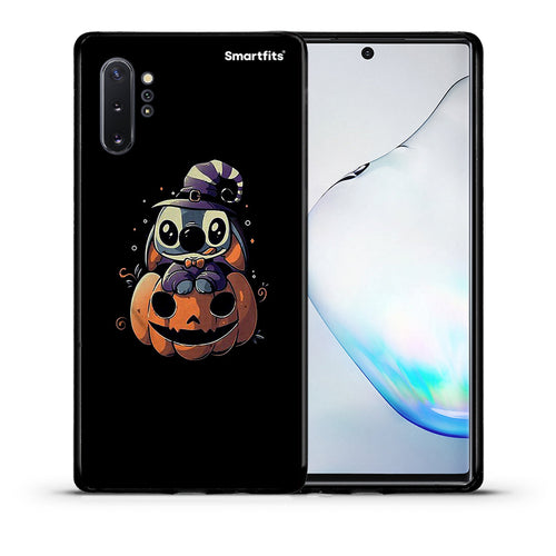 Θήκη Samsung Note 10+ Halloween Stitch από τη Smartfits με σχέδιο στο πίσω μέρος και μαύρο περίβλημα | Samsung Note 10+ Halloween Stitch case with colorful back and black bezels
