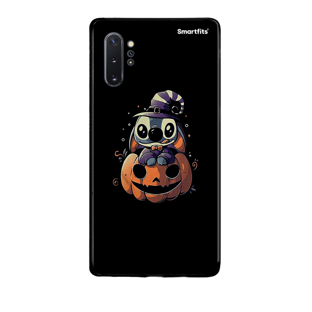 Samsung Note 10+ Halloween Stitch θήκη από τη Smartfits με σχέδιο στο πίσω μέρος και μαύρο περίβλημα | Smartphone case with colorful back and black bezels by Smartfits