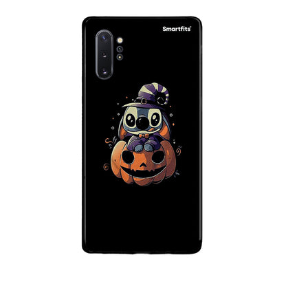 Samsung Note 10+ Halloween Stitch θήκη από τη Smartfits με σχέδιο στο πίσω μέρος και μαύρο περίβλημα | Smartphone case with colorful back and black bezels by Smartfits