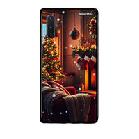 Thumbnail for Samsung Note 10+ Home For Christmas θήκη από τη Smartfits με σχέδιο στο πίσω μέρος και μαύρο περίβλημα | Smartphone case with colorful back and black bezels by Smartfits