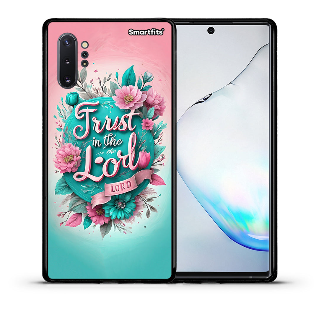 Θήκη Samsung Note 10+ Lord Trust από τη Smartfits με σχέδιο στο πίσω μέρος και μαύρο περίβλημα | Samsung Note 10+ Lord Trust case with colorful back and black bezels