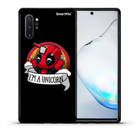 Thumbnail for Θήκη Samsung Note 10+ Unicorn Deadpool από τη Smartfits με σχέδιο στο πίσω μέρος και μαύρο περίβλημα | Samsung Note 10+ Unicorn Deadpool case with colorful back and black bezels