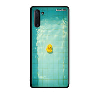 Thumbnail for Samsung Note 10 Yellow Duck θήκη από τη Smartfits με σχέδιο στο πίσω μέρος και μαύρο περίβλημα | Smartphone case with colorful back and black bezels by Smartfits