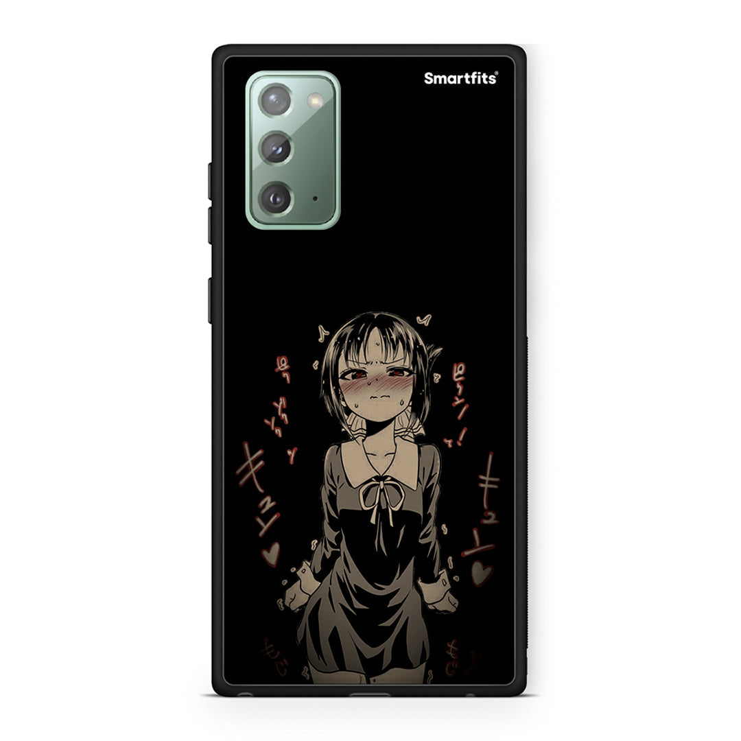 Samsung Note 20 Anime Girl θήκη από τη Smartfits με σχέδιο στο πίσω μέρος και μαύρο περίβλημα | Smartphone case with colorful back and black bezels by Smartfits