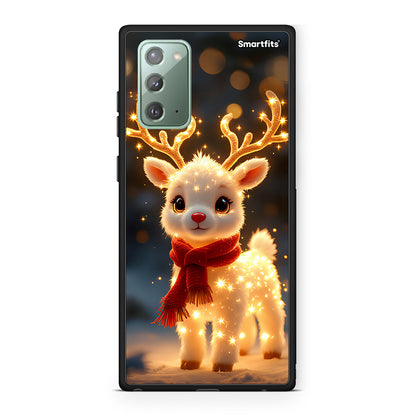 Samsung Note 20 Christmas Cutie θήκη από τη Smartfits με σχέδιο στο πίσω μέρος και μαύρο περίβλημα | Smartphone case with colorful back and black bezels by Smartfits