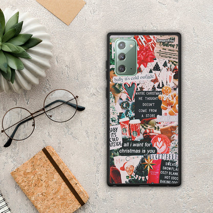 Christmas Happiness - Samsung Galaxy Note 20 θήκη