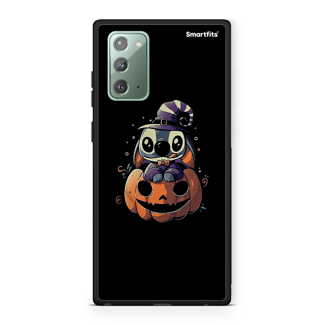 Samsung Note 20 Halloween Stitch θήκη από τη Smartfits με σχέδιο στο πίσω μέρος και μαύρο περίβλημα | Smartphone case with colorful back and black bezels by Smartfits