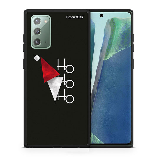 Θήκη Samsung Note 20 Minimal Christmas από τη Smartfits με σχέδιο στο πίσω μέρος και μαύρο περίβλημα | Samsung Note 20 Minimal Christmas case with colorful back and black bezels