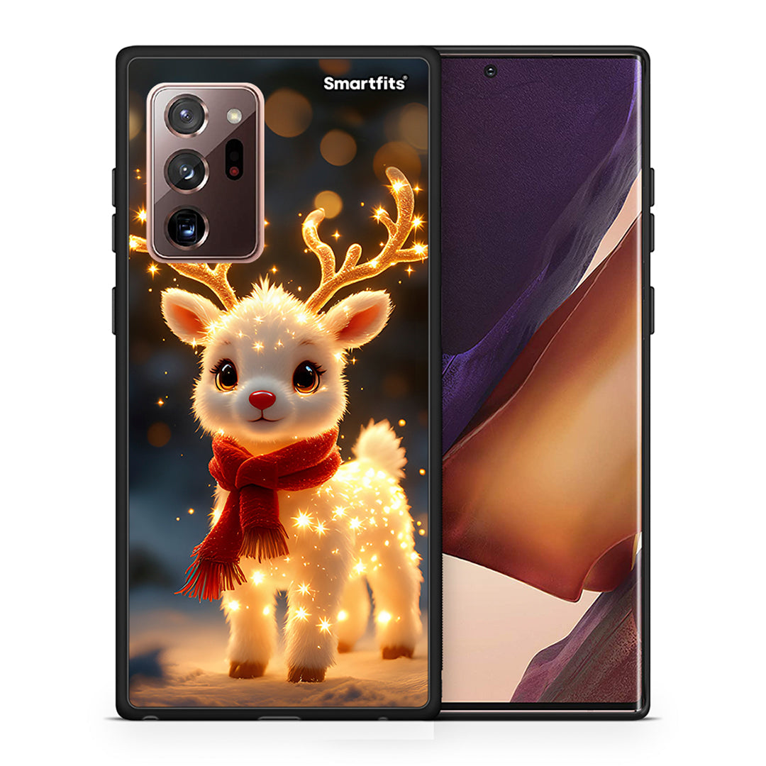 Θήκη Samsung Note 20 Ultra Christmas Cutie από τη Smartfits με σχέδιο στο πίσω μέρος και μαύρο περίβλημα | Samsung Note 20 Ultra Christmas Cutie case with colorful back and black bezels