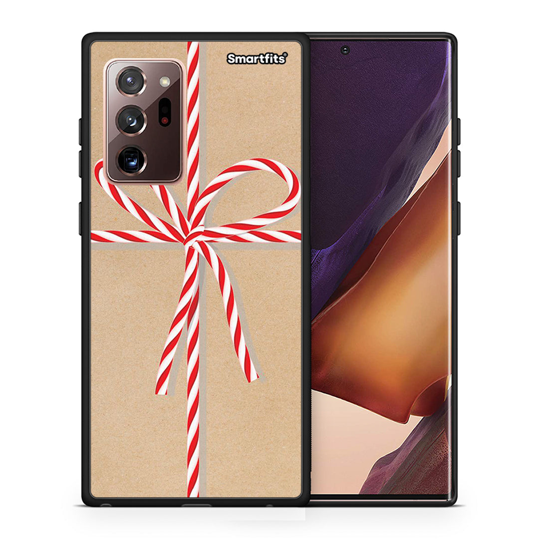 Θήκη Samsung Note 20 Ultra Christmas Gift από τη Smartfits με σχέδιο στο πίσω μέρος και μαύρο περίβλημα | Samsung Note 20 Ultra Christmas Gift case with colorful back and black bezels