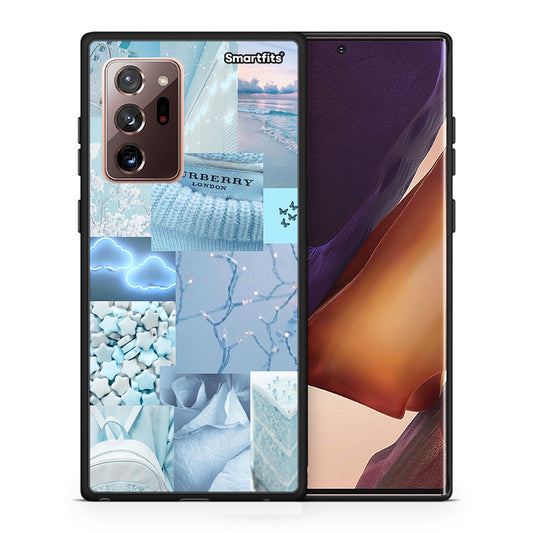 Θήκη Samsung Note 20 Ultra Ciel Aesthetic Collage από τη Smartfits με σχέδιο στο πίσω μέρος και μαύρο περίβλημα | Samsung Note 20 Ultra Ciel Aesthetic Collage case with colorful back and black bezels
