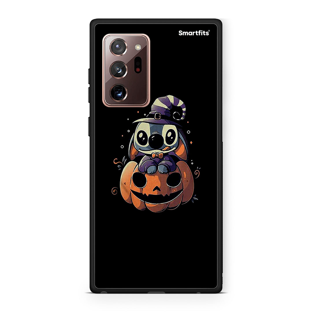 Samsung Note 20 Ultra Halloween Stitch θήκη από τη Smartfits με σχέδιο στο πίσω μέρος και μαύρο περίβλημα | Smartphone case with colorful back and black bezels by Smartfits