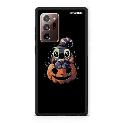 Samsung Note 20 Ultra Halloween Stitch θήκη από τη Smartfits με σχέδιο στο πίσω μέρος και μαύρο περίβλημα | Smartphone case with colorful back and black bezels by Smartfits