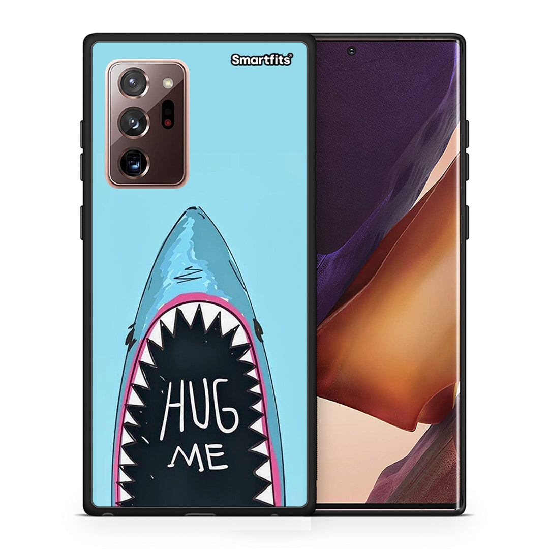 Θήκη Samsung Note 20 Ultra Hug Me από τη Smartfits με σχέδιο στο πίσω μέρος και μαύρο περίβλημα | Samsung Note 20 Ultra Hug Me case with colorful back and black bezels