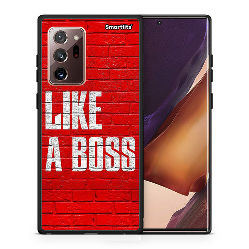 Θήκη Samsung Note 20 Ultra Like A Boss από τη Smartfits με σχέδιο στο πίσω μέρος και μαύρο περίβλημα | Samsung Note 20 Ultra Like A Boss case with colorful back and black bezels