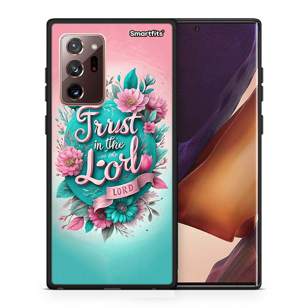 Θήκη Samsung Note 20 Ultra Lord Trust από τη Smartfits με σχέδιο στο πίσω μέρος και μαύρο περίβλημα | Samsung Note 20 Ultra Lord Trust case with colorful back and black bezels