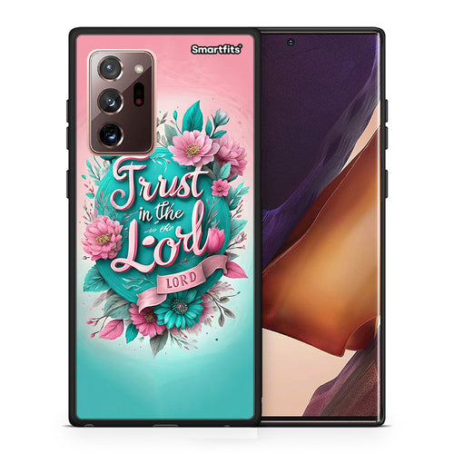 Θήκη Samsung Note 20 Ultra Lord Trust από τη Smartfits με σχέδιο στο πίσω μέρος και μαύρο περίβλημα | Samsung Note 20 Ultra Lord Trust case with colorful back and black bezels