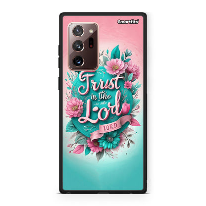 Samsung Note 20 Ultra Lord Trust θήκη από τη Smartfits με σχέδιο στο πίσω μέρος και μαύρο περίβλημα | Smartphone case with colorful back and black bezels by Smartfits