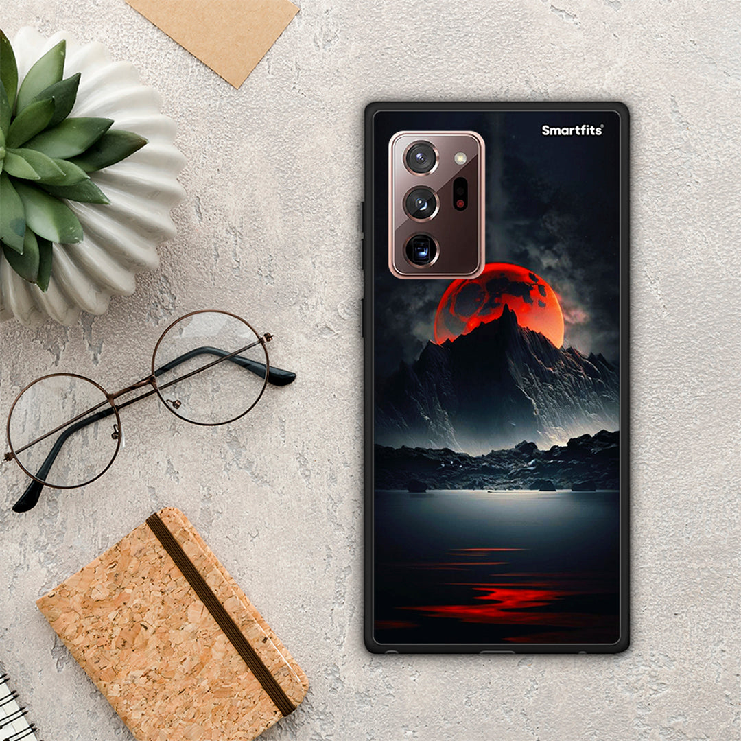 Red Full Moon - Samsung Galaxy Note 20 Ultra θήκη